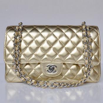 Quality Chanel  Flap bags 1112 Gold Small Ladies Bag