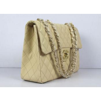 Chanel  Flap bags 1114 Beige Cow Leather Ladies Bag