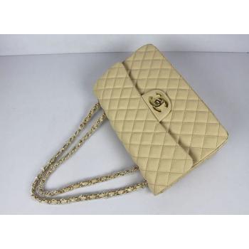 Chanel  Flap bags 1114 Beige Cow Leather Ladies Bag