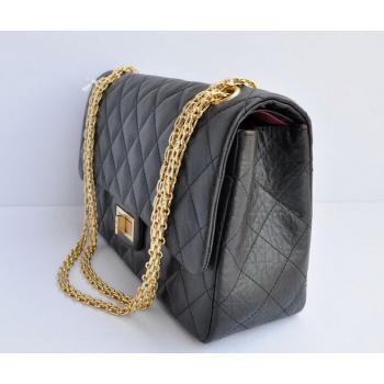 Chanel 2.55 Reissue Flap 28668 Black Crocodile Medium Handbags Replica