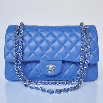 Chanel  Flap bags 1112 Blue Cross Body Bag Ladies