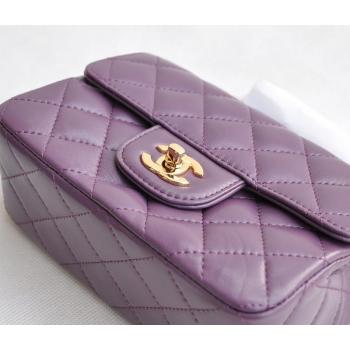 Chanel  Flap bags 1115 Purple Small Cross Body Bag