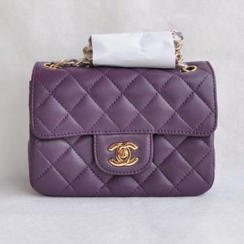 Chanel  Flap bags 1115 Purple Small Cross Body Bag