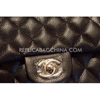 Cheap Chanel Handbag Mini Black Patent Leather Replica