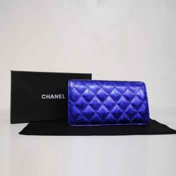 Chanel Wallet 37236 Blue Small Wallet Replica