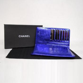 Chanel Wallet 37236 Blue Small Wallet Replica