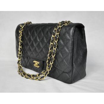 Chanel  Flap bags 28601 Black Medium Ladies Bag