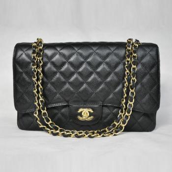 Chanel  Flap bags 28601 Black Medium Ladies Bag