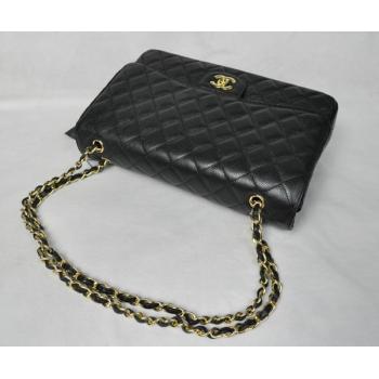 Chanel  Flap bags 28601 Black Medium Ladies Bag