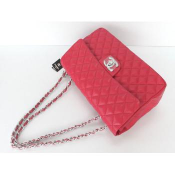 Replica Chanel  Flap bags 1114 Red Cow Leather HandBags