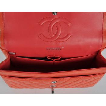 Chanel  Flap bags 1112 Orange Lambskin Small