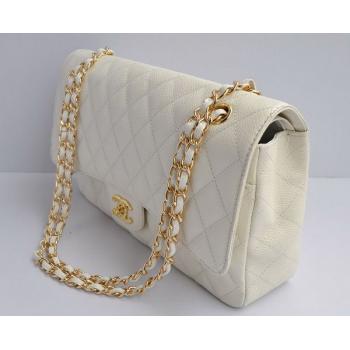 Chanel  Flap bags 1113 White Medium Ladies Bag