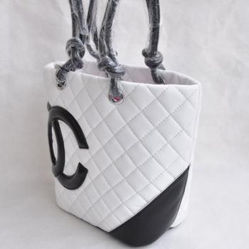 Chanel Cambon bags 25167 White Small Cross Body Bag