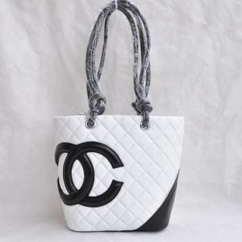 Chanel Cambon bags 25167 White Small Cross Body Bag