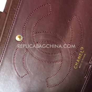 Chanel Handbag Reissue 2.55 Genuine Leather Brown