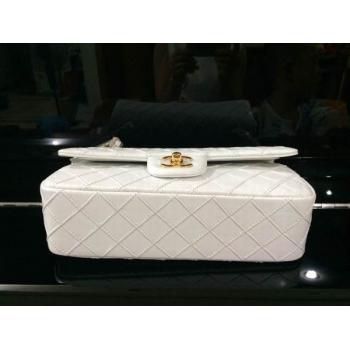 Replica Chanel New Arrival White Lambskin Le Boy Handbag