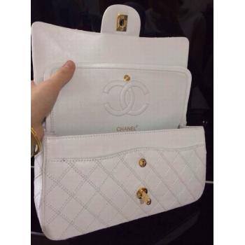 Replica Chanel New Arrival White Lambskin Le Boy Handbag