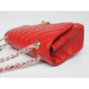 Chanel  Flap bags 01113 Red Medium Ladies Bag Replica