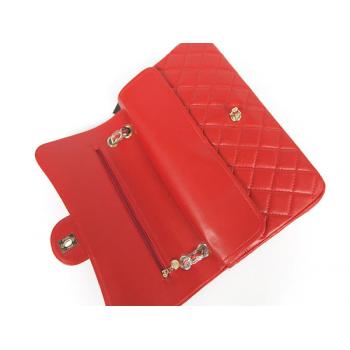 Chanel  Flap bags 01113 Red Medium Ladies Bag Replica