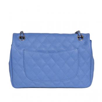 Chanel  Flap bags 35980 Blue Cow Leather Small Handbags