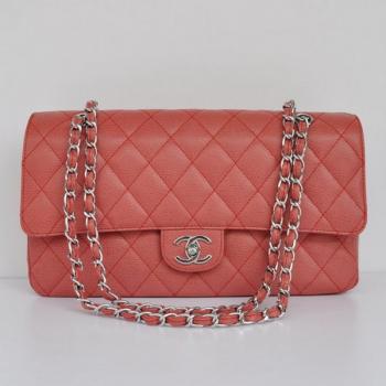 Chanel  Flap bags 1113 Red Cow Leather Ladies Bag Replica