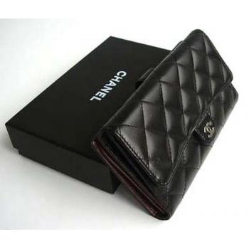 Quality Chanel Wallet C1506 Black Small Wallet