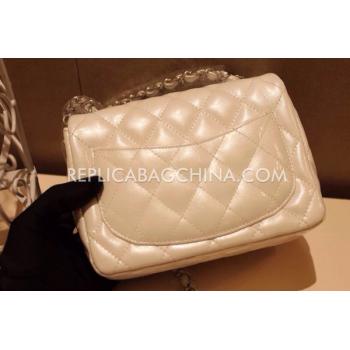 Cheap Chanel Mini Khaki Handbag Patent Leather  Flap