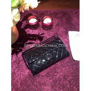 Chanel Black Handbag Patent Leather