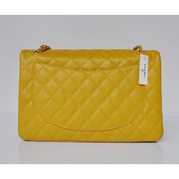 Chanel  Flap bags 47600 Yellow Medium HandBags