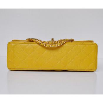 Chanel  Flap bags 47600 Yellow Medium HandBags