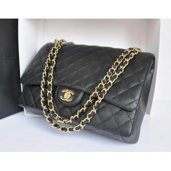 Chanel A47600 Black Lambskin Medium Handbag Replica