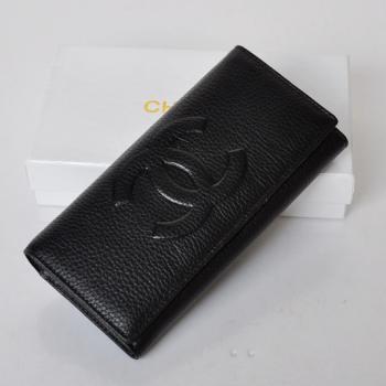 Cheap Chanel Wallet A164 Black Wallet Ladies