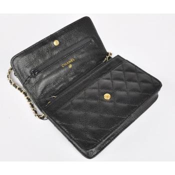 Chanel Mini bags 33814 Black Lambskin Cross Body Bag Replica