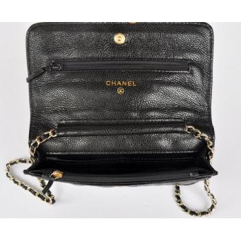 Chanel Mini bags 33814 Black Lambskin Cross Body Bag Replica