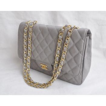 Replica Chanel  Flap bags 28600 Grey Cross Body Bag Ladies