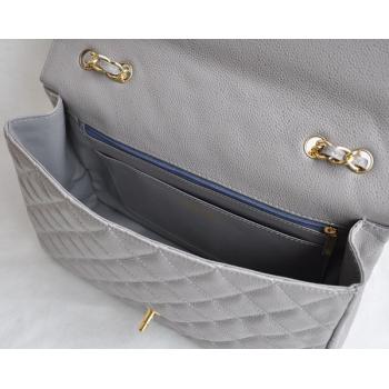 Replica Chanel  Flap bags 28600 Grey Cross Body Bag Ladies