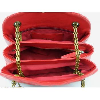 Chanel Bowling Bags 49853 Red Lambskin Ladies Bags