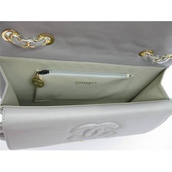 Chanel  Flap bags 48220 Grey Lambskin Ladies Bag