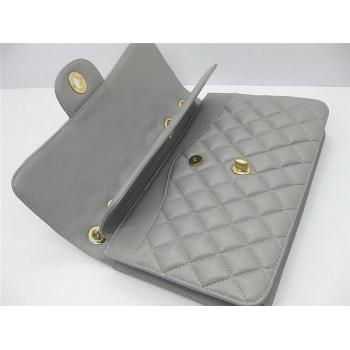 Chanel  Flap bags 48220 Grey Lambskin Ladies Bag