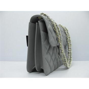 Chanel  Flap bags 48220 Grey Lambskin Ladies Bag