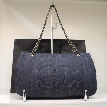 Chanel  Flap bags 36003 Blue Jean Ladies