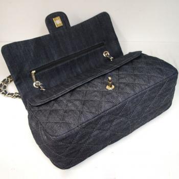 Chanel  Flap bags 36003 Blue Jean Ladies