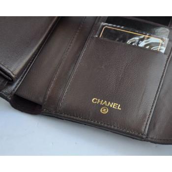 Replica Chanel Wallet 37239 Black Lambskin Ladies Handbag