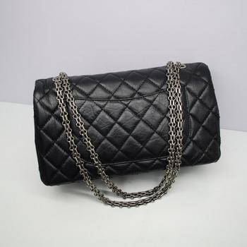 Replica Chanel 2.55 Reissue Flap 30173 Black Crocodile Small Bags