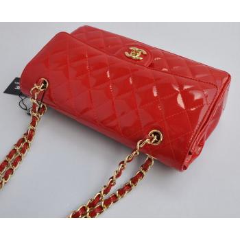 Chanel  Flap bags 1112 Red Enamel Ladies