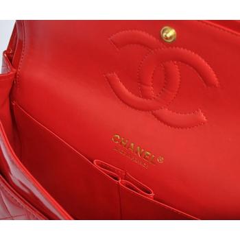 Chanel  Flap bags 1112 Red Enamel Ladies