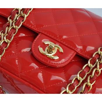 Chanel  Flap bags 1112 Red Enamel Ladies