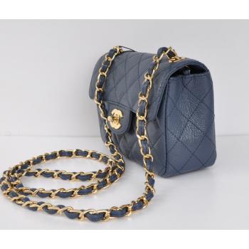 Cheap Chanel  Flap bags 1115 Blue Small Ladies