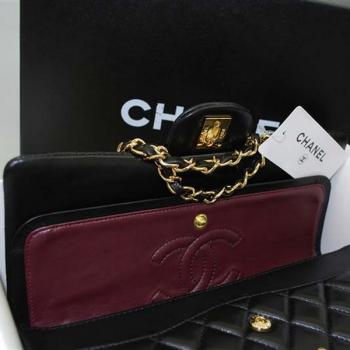 Cheap Chanel A1112 Black 2way Ladies