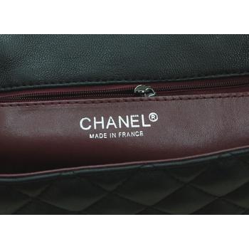 Chanel 1113 Black Lambskin Medium Bag